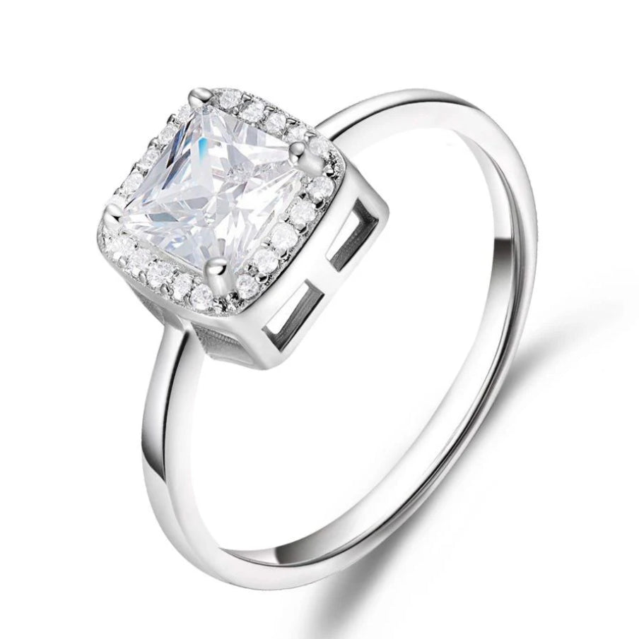 925 Sterling Silver Square