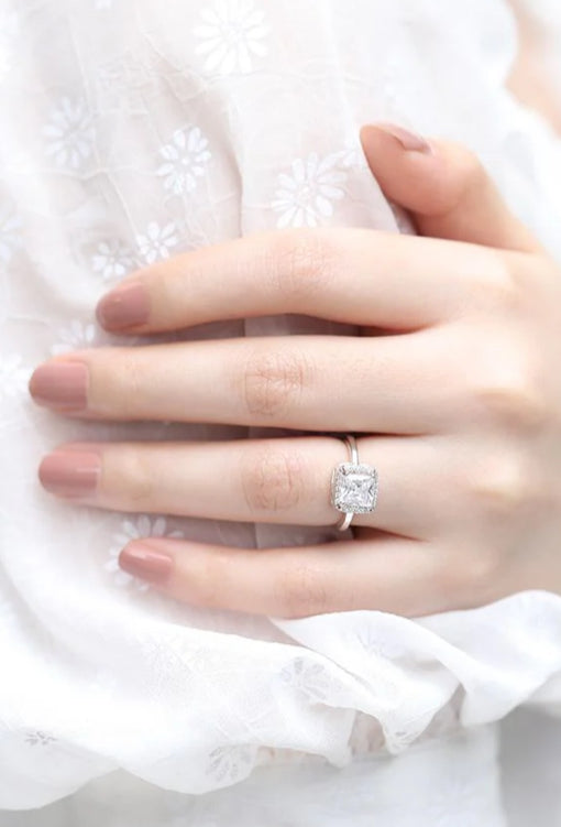 925 Sterling Silver Square