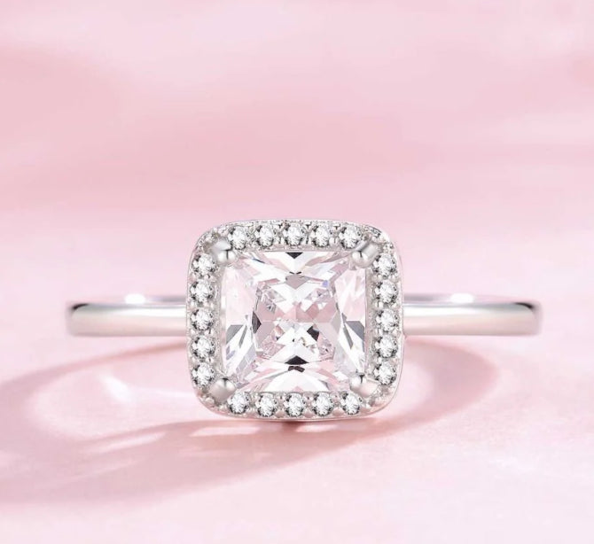 925 Sterling Silver Square