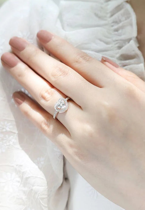 925 Sterling Silver Heart Ring